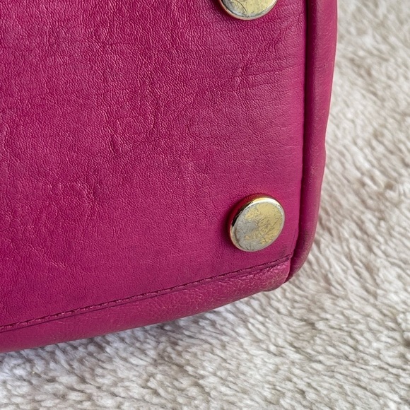 FOSSIL Magenta Leather SYDNEY Tote Bag Purse - Picture 8 of 16